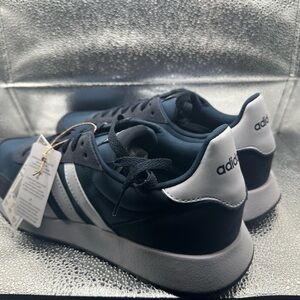 Adidas Classic Black and White Trainers